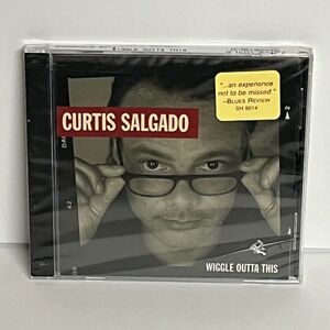 Vintage 1999 Curtis Salgado Wiggle Outta This CD New Sealed Rock Funk Soul Blues